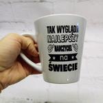 Kubek latte 350 ml Tak wygląda najlepszy nauczyciel na świecie w sklepie internetowym dirtyshop.pl