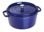 Staub - garnek brytfanna żeliwna niebieska 8,35 l 30 cm w sklepie internetowym FrankHerbert.pl