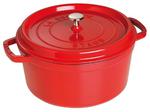 Staub - garnek brytfanna żeliwna wiśniowa 8,35 l 30 cm w sklepie internetowym FrankHerbert.pl