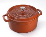 Staub - garnek brytfanna żeliwna cynamonowa 5,85 l 28 cm w sklepie internetowym FrankHerbert.pl