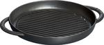 Staub - patelnia grillowa żeliwna czarna 30 cm w sklepie internetowym FrankHerbert.pl