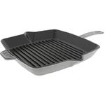 Staub - patelnia grillowa żeliwna kwadratowa szara 30 cm x 30 cm w sklepie internetowym FrankHerbert.pl