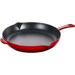 Staub - żeliwna patelnia do smażenia czerwona 26 cm w sklepie internetowym FrankHerbert.pl