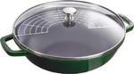 Staub - żeliwny wok zielony 30 cm w sklepie internetowym FrankHerbert.pl