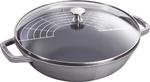 Staub - żeliwny wok szary 30 cm w sklepie internetowym FrankHerbert.pl