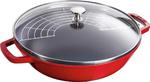 Staub - żeliwny wok czerwony 30 cm w sklepie internetowym FrankHerbert.pl