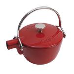 Staub - żeliwny dzbanek do herbaty czerwony 1,1 l 16,5 cm - czerwony w sklepie internetowym FrankHerbert.pl