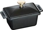 Staub - żeliwne naczynie do terriny lub pasztetu małe czarne 0,7 l 15 cm x 11 cm w sklepie internetowym FrankHerbert.pl