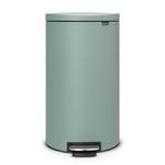 Brabantia - kosz pedałowy FlatBack 30 L, miętowy , SILENT w sklepie internetowym FrankHerbert.pl