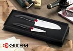 Kyocera - zestaw ceramicznych noży obierak + Santoku White Series w sklepie internetowym FrankHerbert.pl