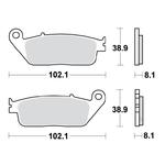 Klocki hamulcowe TRW MCB598TRQ do BMW / Cagiva / Daelim / Honda / Kawasaki / Kymco / Masai / Peugeot / Suzuki / SWM / Triumph / w sklepie internetowym MaxMoto.pl