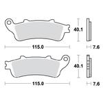 Klocki hamulcowe TRW MCB692SV do Honda ST 1100 A Pan European ABS, ST 1100 A Pan European Jubi ABS w sklepie internetowym MaxMoto.pl