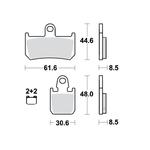 Klocki hamulcowe TRW MCB795SRT do Yamaha w sklepie internetowym MaxMoto.pl