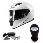 Kask LS2 FF320 Stream Evo Solid White (okulary i kominiarka - GRATIS) w sklepie internetowym MaxMoto.pl