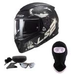 Kask LS2 FF390 Breaker Deft Matt Black/Titanium (okulary i kominiarka - GRATIS) w sklepie internetowym MaxMoto.pl