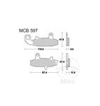 Klocki hamulcowe TRW Lucas MCB597SV (2 szt.) do Suzuki DR 650 RU, DR 650 RSU, DR 650 RS, DR 650 RSU, DR 650 R, DR 650 RS, DR 650 w sklepie internetowym MaxMoto.pl