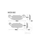 Klocki hamulcowe TRW Lucas MCB682 (2 szt.) do CFMOTO NK 650, NK 650 ABS, TK 650, TK 650 ABS ER 500 D Twister, ER 500 C Twister, w sklepie internetowym MaxMoto.pl