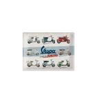 Tablica metalowa, szyld 30x40 "Vespa Model Chart" 23258 w sklepie internetowym MaxMoto.pl