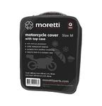 Pokrowiec na motocykl Moretti z kufrem, rozmiar: M (229x99x125) w sklepie internetowym MaxMoto.pl