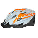 Kask ochronny, rowerowy, na rolki, z daszkiem COOPER ORANGE GREY Axer Rozmiar: 56-58 w sklepie internetowym Asport.pl