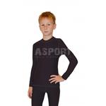 Koszulka dziecięca, termoaktywna, długi rękaw TOP KIDS SHIRT WARMline Gwinner Rozmiar: 116/122 Kolor: czarny w sklepie internetowym Asport.pl