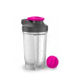 Shaker do odżywek, na siłownię SHAKE&GO FIT 590ml różowy Contigo w sklepie internetowym Asport.pl