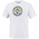 T-shirt męski, filtr UPF 15, bawełna 100% TRIED AND TRUE™ Columbia Rozmiar: XL Kolor: biały w sklepie internetowym Asport.pl
