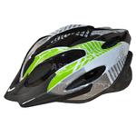 Kask ochronny, rowerowy, na rolki, z daszkiem VOYAGER SHINY GREEN Axer Rozmiar: 58-60 w sklepie internetowym Asport.pl