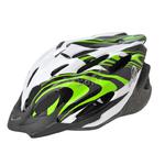 Kask ochronny, rowerowy, na rolki, z daszkiem VOYAGER SHINY GREEN Axer Rozmiar: 56-58 w sklepie internetowym Asport.pl