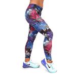 Legginsy damskie, do tańca, na zumbę NEW LOOK DARK 2skin Rozmiar: L Kolor: czarno-fioletowy w sklepie internetowym Asport.pl