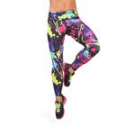 Legginsy damskie, do tańca, na zumbę SENSATION 2skin Rozmiar: M Kolor: multikolor w sklepie internetowym Asport.pl