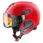 Kask narciarski, snowboardowy, wizjer S3 HLMT 300 VISOR czerwony Uvex Rozmiar: 57-59 w sklepie internetowym Asport.pl