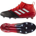 Buty meczowe profesjonalne lanki ACE 17.1 Primeknit FG czarno-czerwone Adidas Rozmiar: 44 w sklepie internetowym Asport.pl