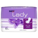 16x Seni Lady Plus Wkładki urologiczne dla kobiet 15 szt. (15 szt., 20.5x42cm) w sklepie internetowym Seni24.pl