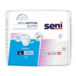 8x Majtki chłonne Seni Active Super zakładane jak bielizna 10 szt. (10 szt., L) w sklepie internetowym Seni24.pl