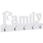 VidaXL Wieszak ścienny na płaszcze FAMILY, 74 x 29,5 cm w sklepie internetowym SaleDay.pl