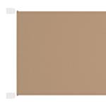 VidaXL Markiza pionowa, kolor taupe, 140x600 cm, tkanina Oxford w sklepie internetowym SaleDay.pl