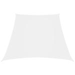 VidaXL Trapezowy żagiel ogrodowy, tkanina Oxford, 3/5x4 m, biały w sklepie internetowym SaleDay.pl