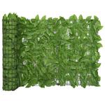 VidaXL Parawan balkonowy, zielone liście, 500x75 cm w sklepie internetowym SaleDay.pl