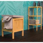 EISL Kosz na pranie z siedziskiem z poduszką 2-w-1 bambus 39x39x52,5cm w sklepie internetowym SaleDay.pl