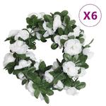 VidaXL Sztuczne girlandy kwiatowe, 6 szt., wiosenna biel, 250 cm w sklepie internetowym SaleDay.pl