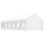 VidaXL Namiot ogrodowy z dachem, biały, 13,38x4,08x3,22 m, polietylen w sklepie internetowym SaleDay.pl
