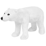 VidaXL Pluszowy niedźwiedź polarny, stojący, biały, XXL w sklepie internetowym SaleDay.pl