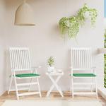 VidaXL Poduszki na krzesła ogrodowe, 2 szt., zielone, 50x50x3 cm w sklepie internetowym SaleDay.pl