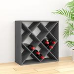 VidaXL Szafka na wino, szara, 62x25x62 cm, lite drewno sosnowe w sklepie internetowym SaleDay.pl