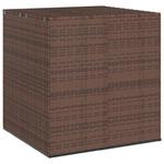 VidaXL Skrzynia na poduszki ogrodowe, rattan PE, 100x97,5x104 cm, brąz w sklepie internetowym SaleDay.pl