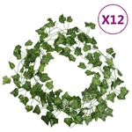 VidaXL Girlandy ze sztucznego bluszczu, 12 szt., zielone, 200 cm w sklepie internetowym SaleDay.pl