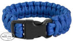 Bransoletka PARACORD SURVIVAL 23 cm (L) niebieska w sklepie internetowym Baza44.pl