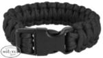 Bransoletka PARACORD SURVIVAL 20 cm (M) czarna w sklepie internetowym Baza44.pl