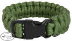 Bransoletka PARACORD SURVIVAL 23 cm (L) olive w sklepie internetowym Baza44.pl